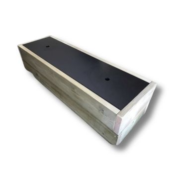 Storage Bench with Chalkboard Lid