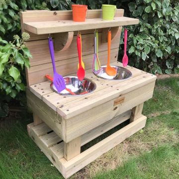 Deluxe Double Dirt Mud Kitchen
