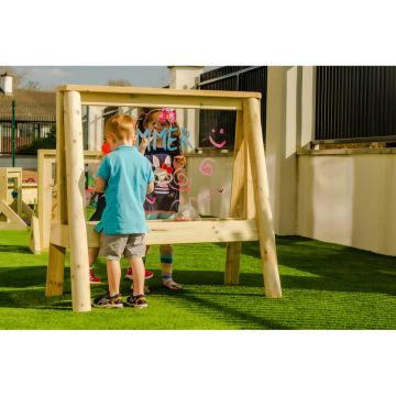 Rustic Acrylic Painting Easel Landscape