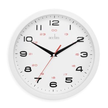 12/24 Hour Dial Clock 250mm