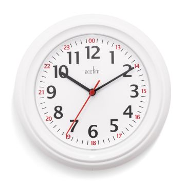 12/24 Hour Dial Clock 225mm