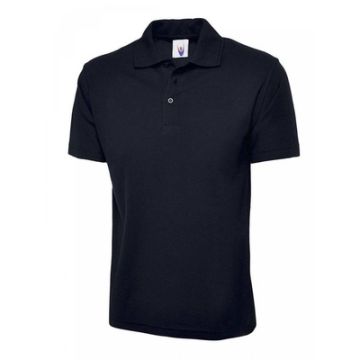 Mens Polo Shirt M Navy