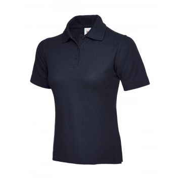 Womens Polo Shirt S Navy