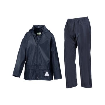 Child Waterproof Jacket   Trousers 7-8 Years Navy