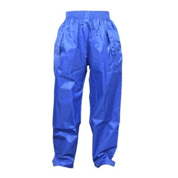 Childs Waterproof Over Trousers 5-6 Years Royal