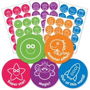 38mm Budget Range Bulk Sticker Pack of 600