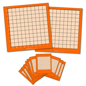 Wipeable Coordinates Grid Set