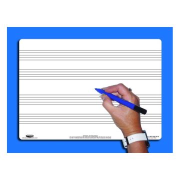 A4 Music Whiteboards 4 Stave Pack of 30