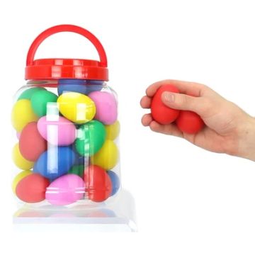 Multicoloured Egg Shakers Pack of 40