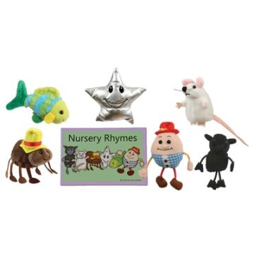Nursery Rhymes Book & Finger Puppets