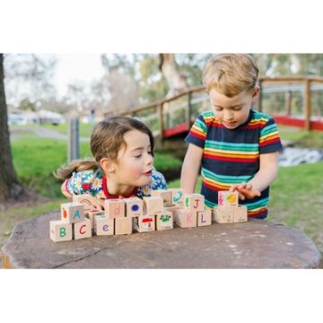 ABC Wooden Blocks Pack of 26