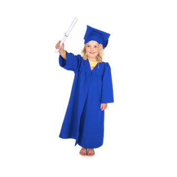 Blue Graduation Dress-up Gown