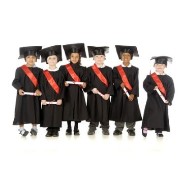 Deluxe Graduation Dress-up Gowns Pack of 5