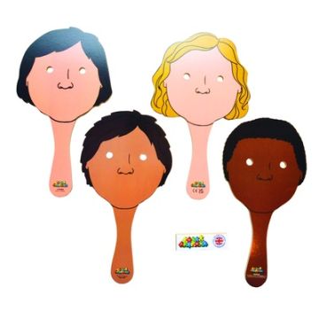 A set of emotions masks