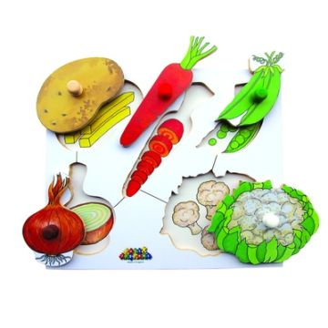 Vegetables Peg Boards Pack of 3