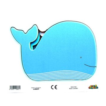 Layered Wooden Whale Puzzle
