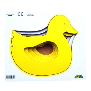 Layered Wooden Duck Puzzle