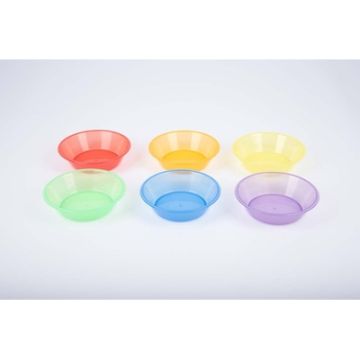 Translucent Colour Sorting Bowls Pack 6