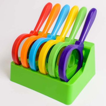 Jumbo Magnifiers with Stand Pack of 6