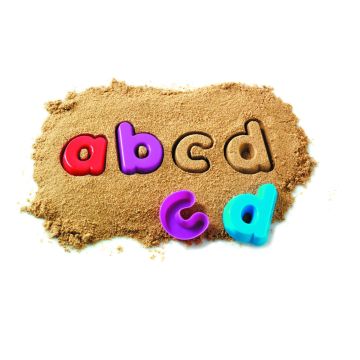Sand Mouldsâ€“Lowercase Alphabet
