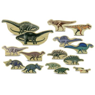 Dinosaur Wooden Characters