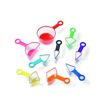 Rainbow Fraction Measuring Cups Pack of 9