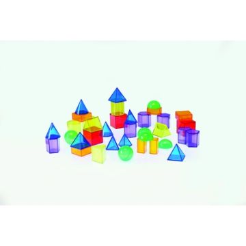 Translucent Geometric 3D Shapes