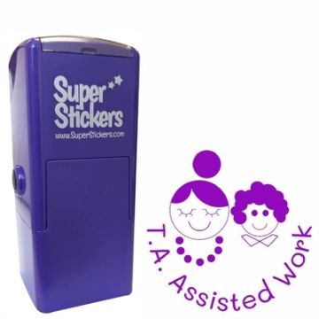 Teacher Stamp | Education Marking Stamp - T. A. Assisted Work 2