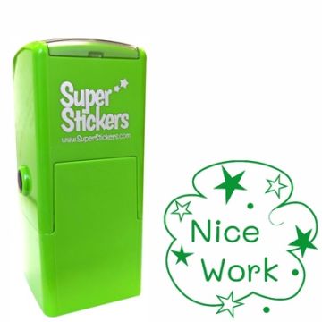 Teacher Stamp | Education Marking Stamp - Nice Work Star