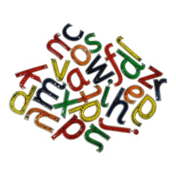 Squidgy Sparkle Gel Letters Pack of 26