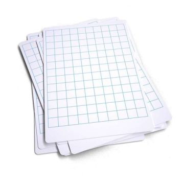 Budget Gridded Whiteboards Pack of 10