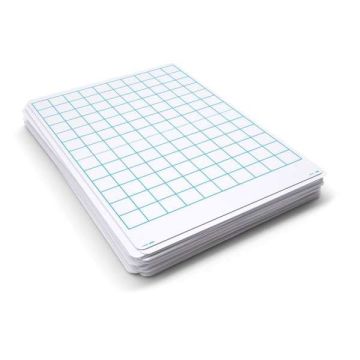 Budget Gridded Whiteboards Pack of 30