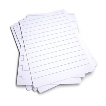 Budget Lined Whiteboards Pack of 10