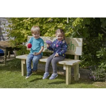 Outdoor Wooden Buddy Bench