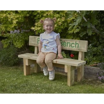 Outdoor Wooden Mini Buddy Bench