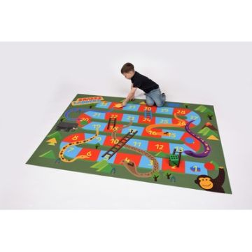 Jungle Snakes and Ladders Mat