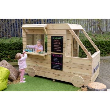 Outdoor Wooden Food Truck