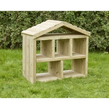 Outdoor Wooden Small World House
