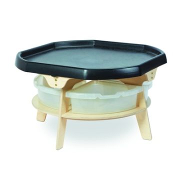 Play Tray Activity Table with Shelf & Tubs H440mm