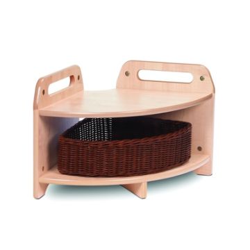 Low Corner Unit with 1  Basket