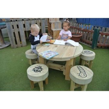 Outdoor Bug Table &  5 Stools