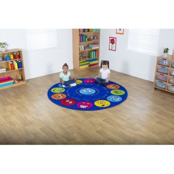 Emotions Circular Placement Carpet
