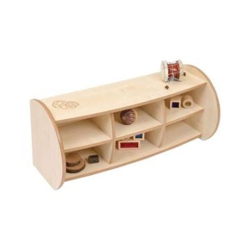 Toddler Mini 2 Shelf Unit with Dividers