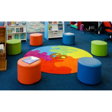 Decorative Colour Palette Carpet