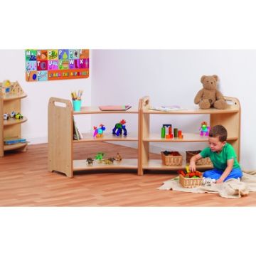 Sweeping 45 Degree Storage Unit