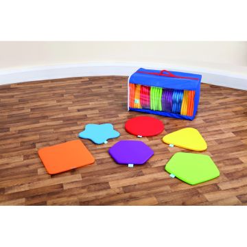 Rainbow Shaped Mats & Holdall