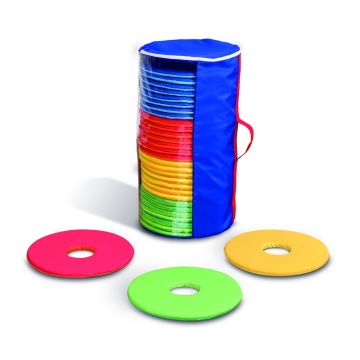 Rainbow Circular Mats Set of 32
