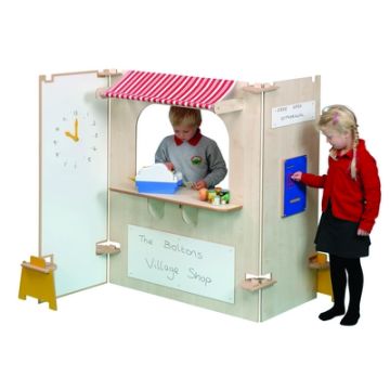 Supermarket Stall Maple Role Play Panel Set