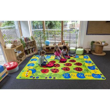 Back To Nature Chloe Caterpillar Numeracy & Literacy Carpet