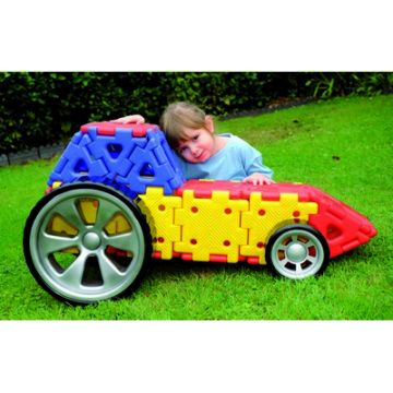 Giant Polydron Vehicle Builders Set of 32 Pieces